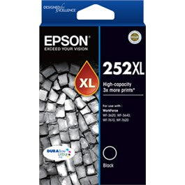 Epson 252XL Black Ink Cartridge High Yield